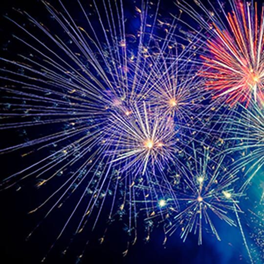 Fireworks display by Fitzpatricks